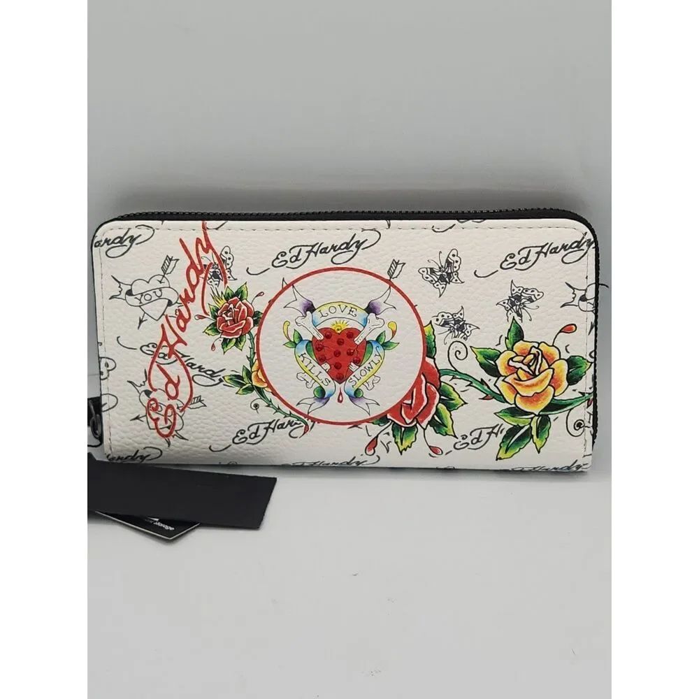 Ed Hardy Womans Wallet